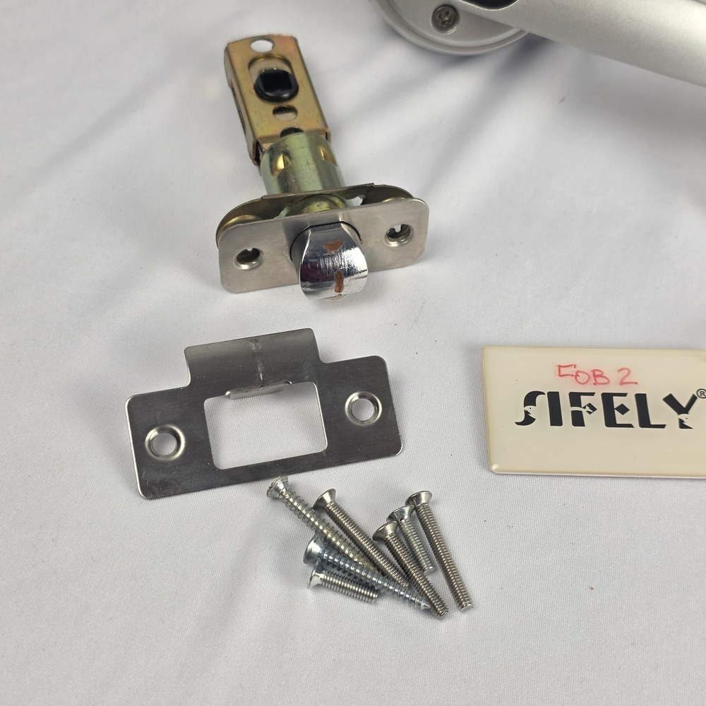 Sifely X Smart Lock Fingerprint Keyless Entry Door Handle Silver USED, WORKS - Picture 8 of 16